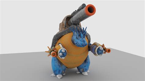 ArtStation - Mega Blastoise | Game Assets