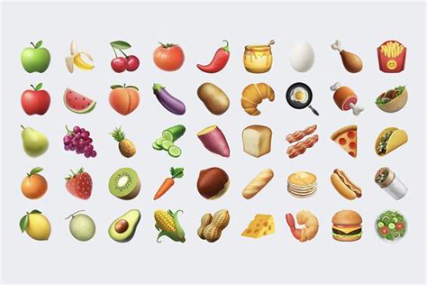 New Food Emojis With Apple's Latest iPhone Update | HYPEBEAST