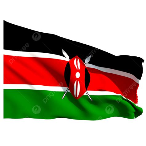 Kenya Flag Clipart Transparent PNG Hd, Kenya Flag Waving, Kenya Flag ...