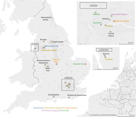 View 26 Premier League Map Of Teams - factsayviral