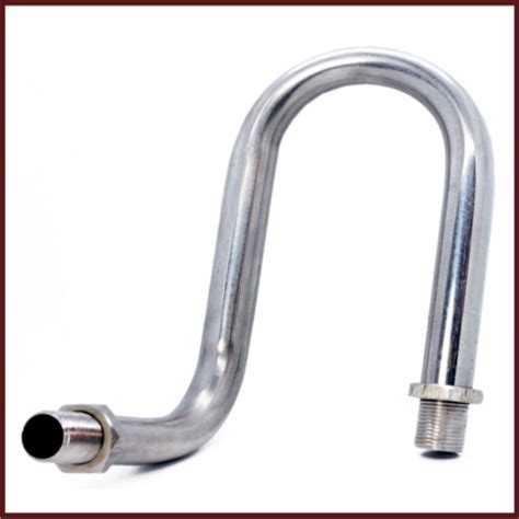 Stainless Steel Polished Syphon Pipes, For Drinking Water, Size: 1/2 ...