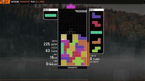 Low quality Tetrio (40 lines gameplay) - YouTube
