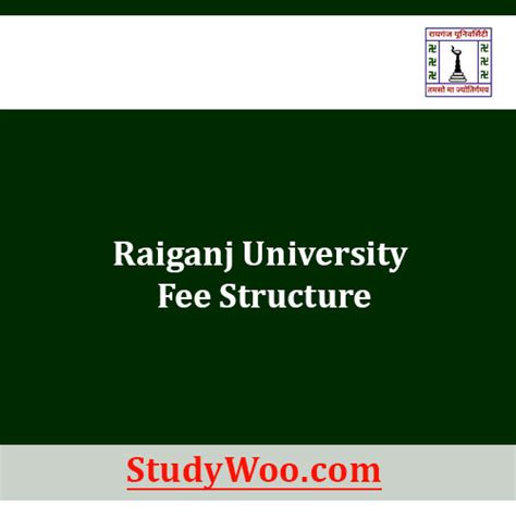 Raiganj University Fees Structure and Courses 2024-25