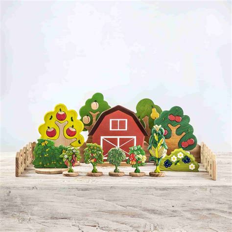 Wooden Tomato Plant Toy - Fun & Educational Garden Playset ...