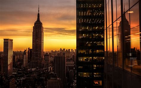 1920x1080 Resolution skyscrapers, building, sunset 1080P Laptop Full HD ...