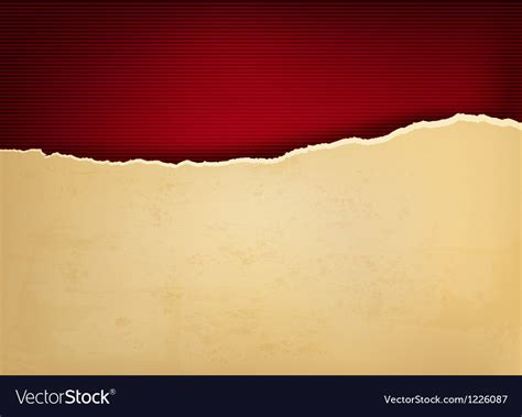 Vintage background with ripped old paper Vector Image