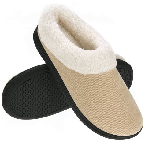 Vonmay - VONMAY Women's Slippers House Shoes Fuzzy Fluffy Clog Slip On Memory Foam Indoor ...