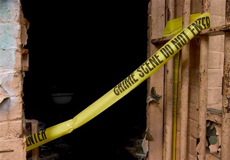 Crime Scene Tape - Photo of the Abandoned York Street Jail