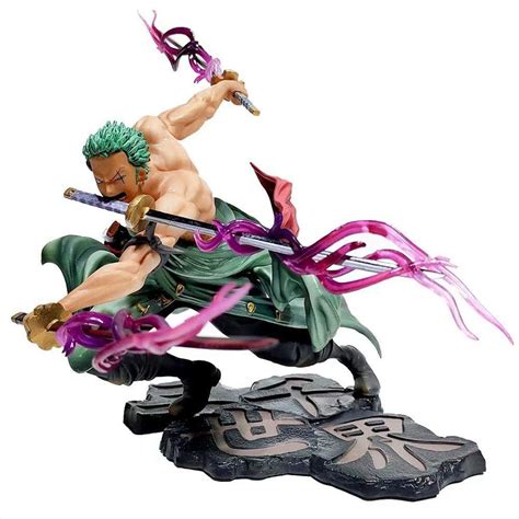 Buy HenTuha One Piece Anime Action Figure Roronoa Zoro Three Thousand ...