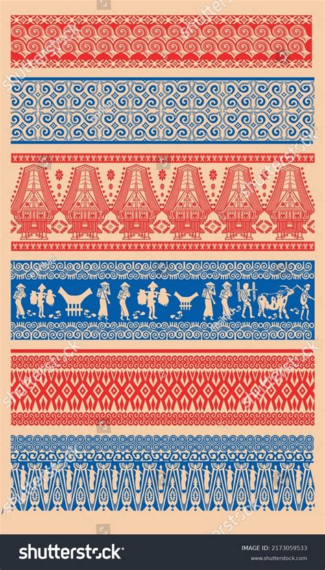 Toraja Traditional Batik Cream Color Fabric Stock Vector (Royalty Free) 2173059533 | Shutterstock