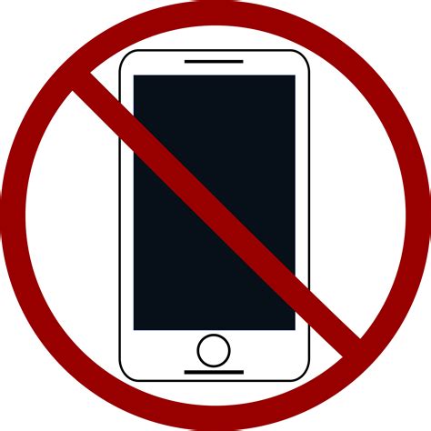 Big Image - Mobile Phones Not Allowed Clipart - Full Size Clipart (#287704) - PinClipart