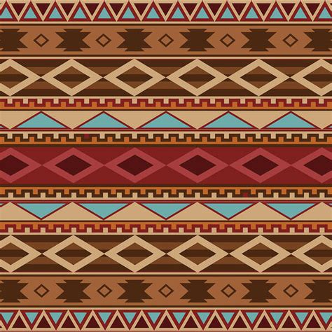 Navajo Native American Pattern Art Print by Kenny Wright