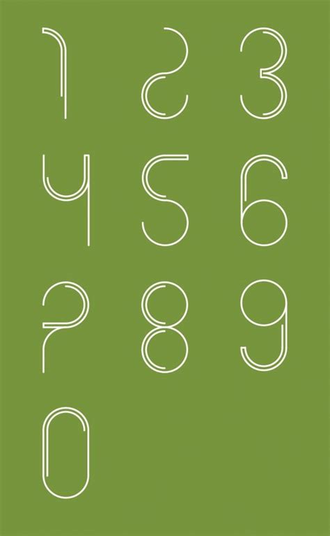 Circle font Numbers Typography, Numbers Font, Typography Fonts, Typeface, Watercolor Abstract ...