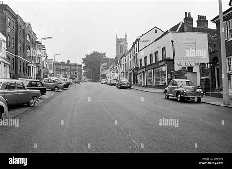 Halstead High Street, Essex. 16th June 1963 Stock Photo - Alamy