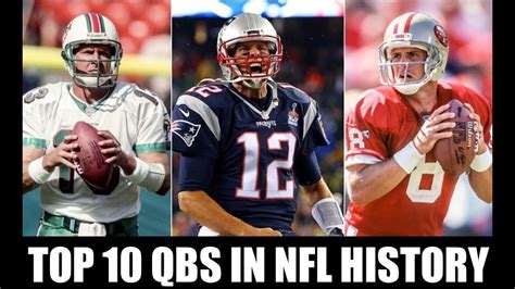 TOP 10 QBS IN NFL HISTORY (2023 EDITION) - Win Big Sports