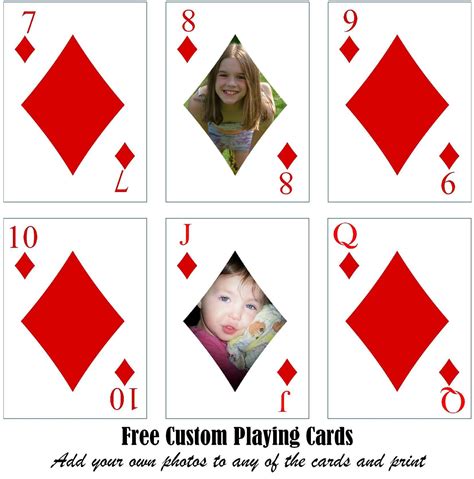 Free Printable Playing Cards Template – Mightyprintingdeals.com