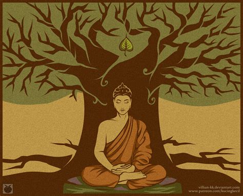 Buddha Under The Bodhi Tree by KucingKecil-Cabin on DeviantArt