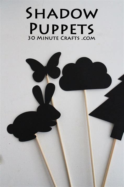 Simple Shadow Puppets - 30 Minute Crafts