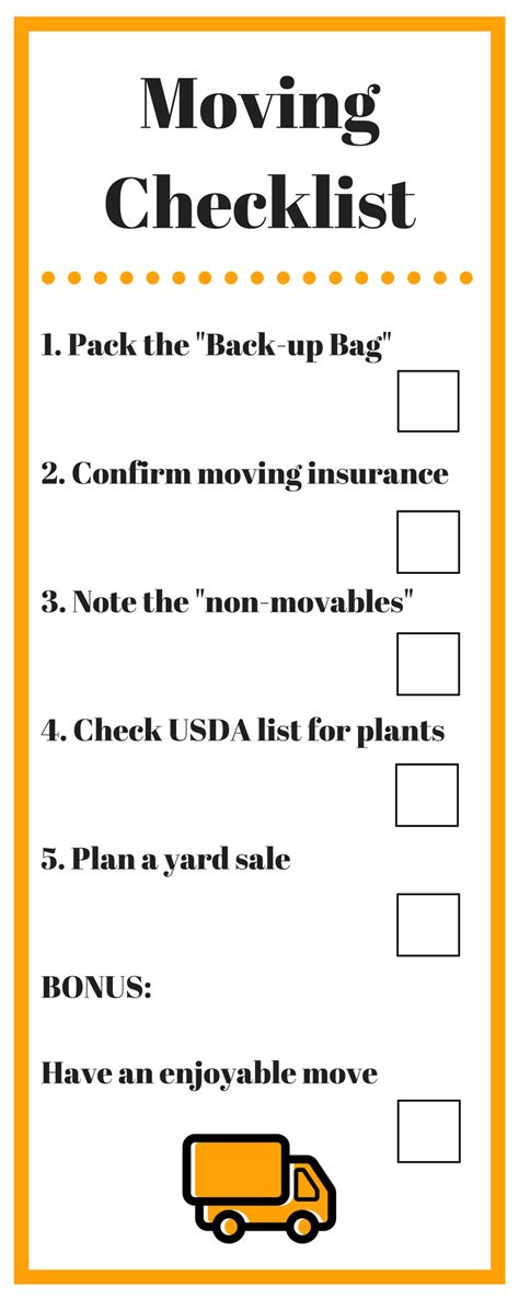 Moving Checklist by Smooth Move People Movers in Portland OR | Moving ...