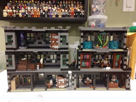 Borgin and burkes so far!! Interior view still need a few more display items : r/lego