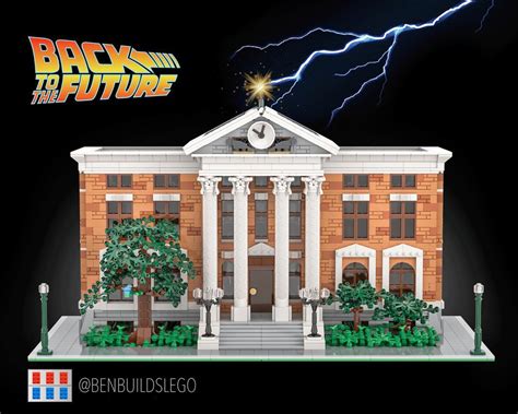 LEGO MOC Modular Back to the Future Clock Tower by benbuildslego ...