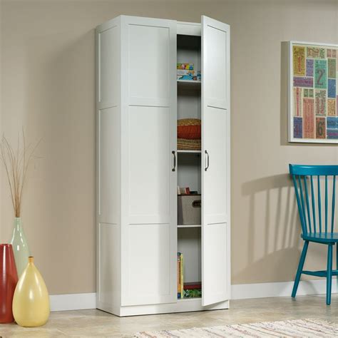 Sauder Select Storage Cabinet, White Finish - Walmart.com - Walmart.com