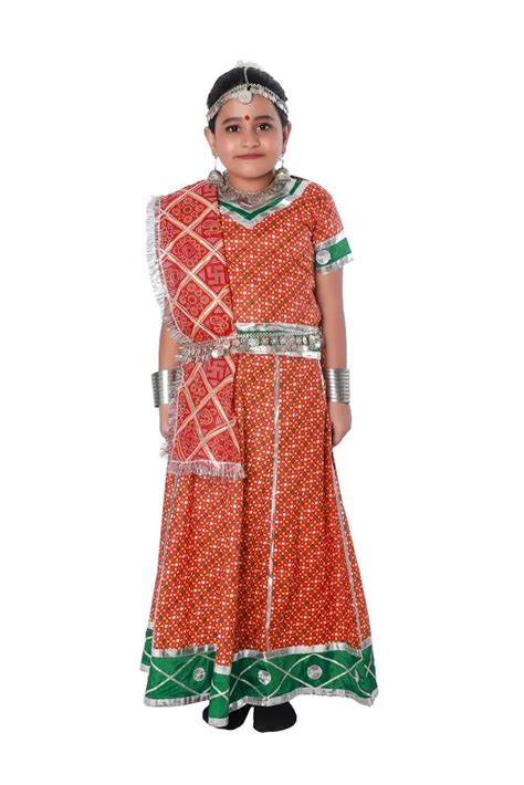 Rajasthani Folk Dance Fancy Dress Costume for Girls – Sanskriti Fancy ...