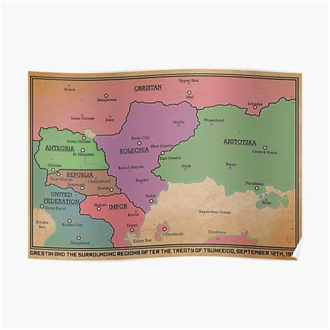 "Papers Please Countries Map" Poster for Sale by StylizedKon | Redbubble