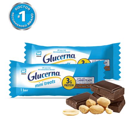 Glucerna® Mini Treats | Chocolate Peanut Diabetic Snack Bar