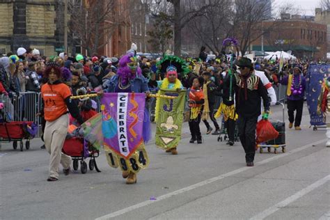 Mardi Gras Soulard St. Louis 2019 Editorial Stock Photo - Image of ...