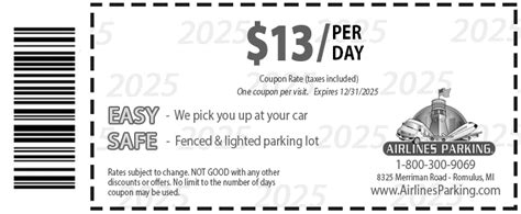 "Detroit Airport Parking Coupons | Airlines Parking