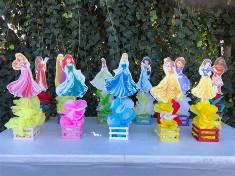 11 Disney Princess Table centerpieces Birthday Party | Etsy