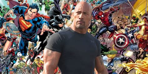 Dwayne Johnson Thinks He Can Make A Marvel/DC Crossover Movie Happen