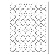 1-1/2 Round Printable Labels By The Sheet In 25 Materials, 60% OFF