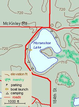 Horseshoe Lake Map and Guide