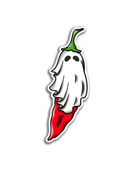 GHOST PEPPER STICKER — Damnit, Wooddy!