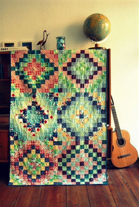 Many trips around the world quilt | Quilts, Quilting crafts, Bargello quilts