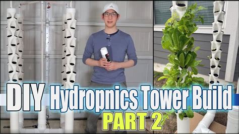 DIY Hydroponics | Aeroponics Garden Tower Build | Part 2 - [4 Tower Build] | Sadoun.com