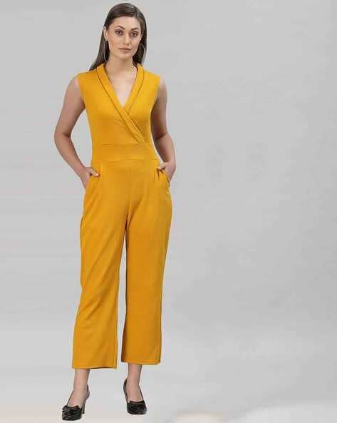 Aggregate 82+ yellow jumpsuit womens best - ceg.edu.vn