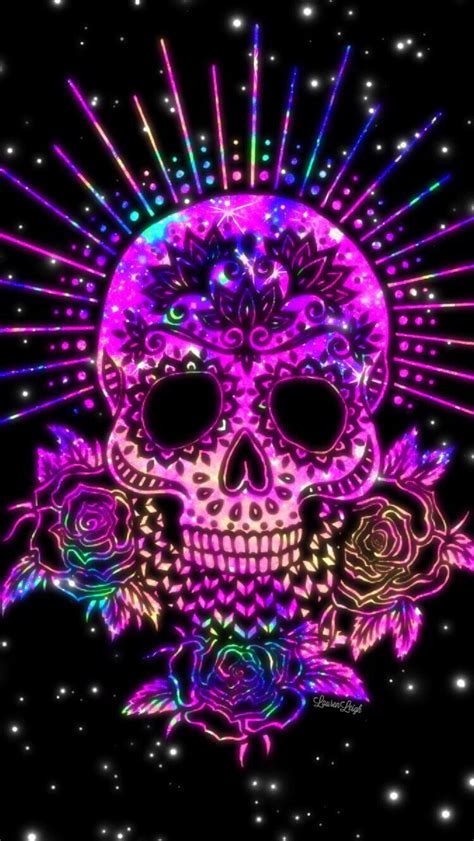 Rainbow Skull Wallpapers - Top Free Rainbow Skull Backgrounds - WallpaperAccess