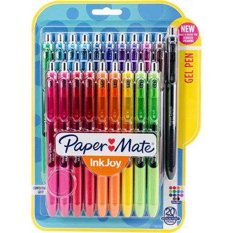 InkJoy Gel Pens Assorted .7mm 20pk | Material escolar, Escolares y Utiles escolares