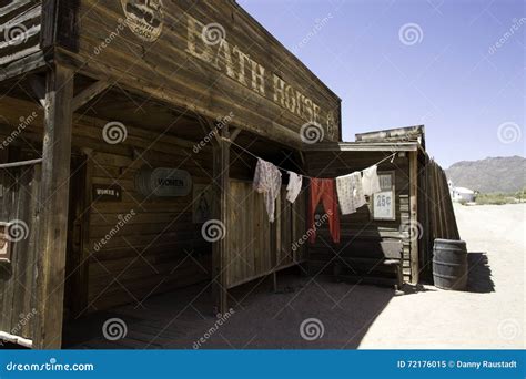 Old Western Town Movie Studio Buildings Stock Image - Image of gunslinger, culture: 72176015