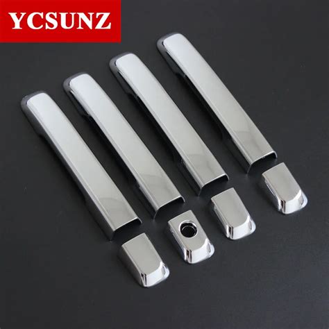 2012 2019 For Isuzu Dmax Accessories Chrome Strips Door Handle Covers Trim For Isuzu d max ...