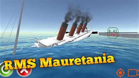 RMS Mauretania Sinking | Ship Mooring 3D - YouTube