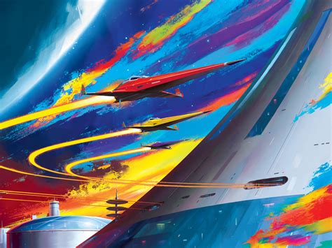 Wallpaper futuristic, aircrafts, artwork desktop wallpaper, hd image, picture, background ...