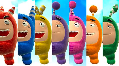 Uiuoutoy Oddbods Toys Pogo Fuse Bubbles Slick Zee Jeff Newt Plush Set Of 7pcs ...