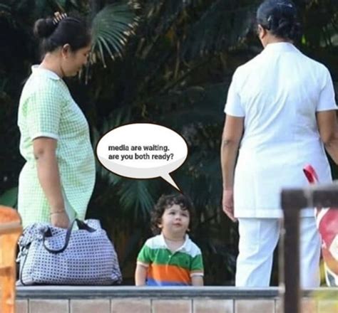 Taimur's Fans Reimagined Him as Poo Kareena Kapoor Getting Ready For a ...