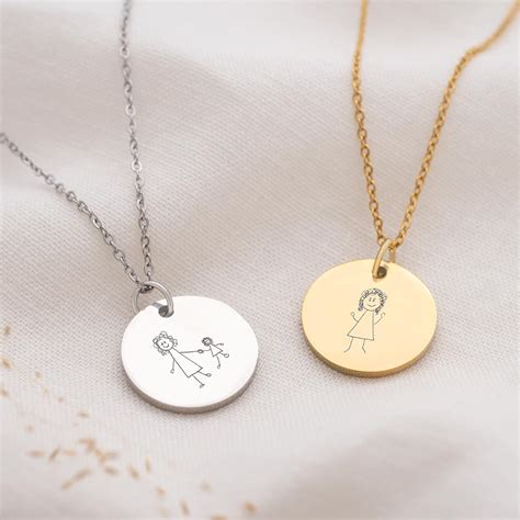 Asta Kid's Drawing Personalised Necklace | Bloom Boutique