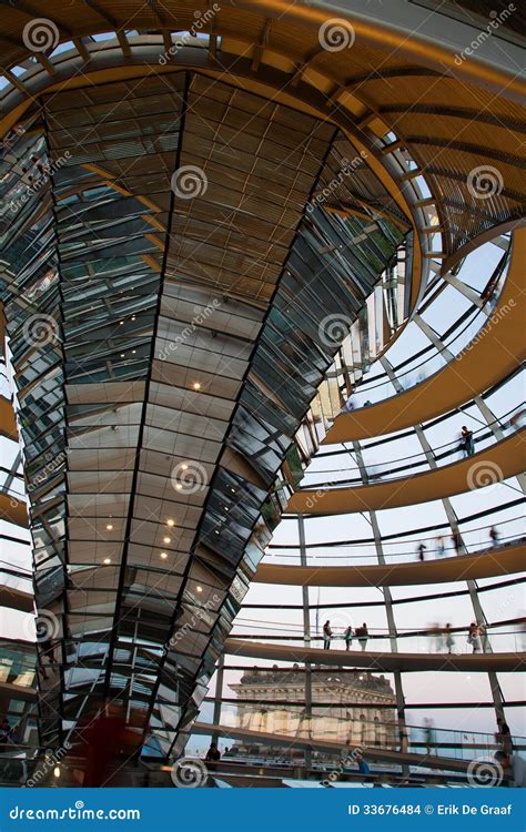 Reichstag dome interior editorial stock image. Image of interior - 33676484