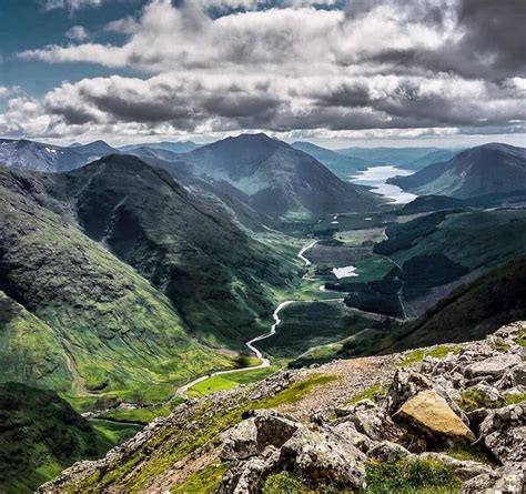 Glen Etive from Buachaille Etive Beag, Glencoe. | Outdoors adventure, Glen etive, Natural landmarks